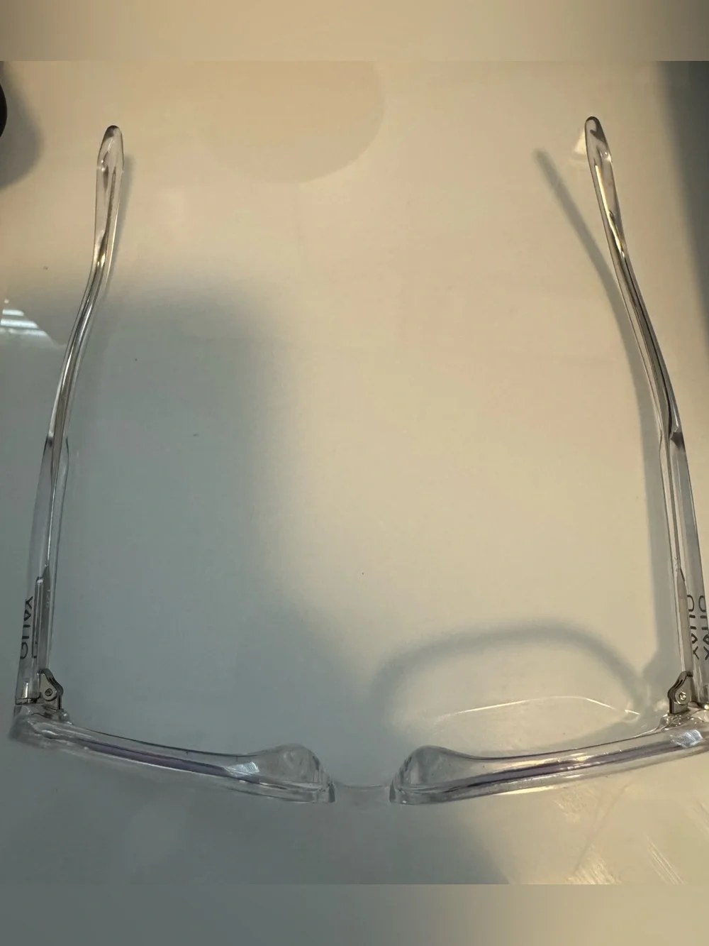 Quay Australia Clear Transparent Blue-Light Square Frames